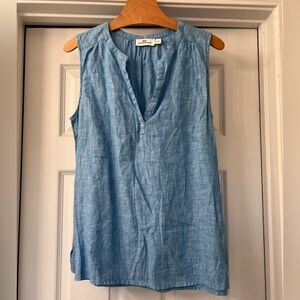 Vineyard Vines Classic Light Blue Sleeveless Linen Top Sz XS
Casual/ travel